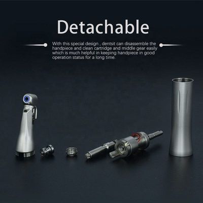 Acciaio inossidabile staccabile 20:1 handpiece LED a bassa velocità handpiece dentale