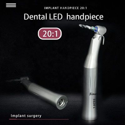 Acciaio inossidabile staccabile 20:1 handpiece LED a bassa velocità handpiece dentale