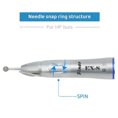 Strumenti dell'impianto dentario del bene durevole del CE, Handpiece chirurgico diritto a fibra ottica dentario