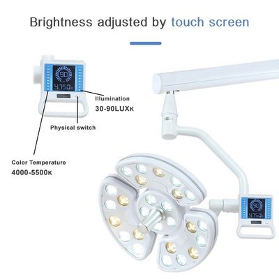 Lampada dentaria bianca di Multiscene LED, luce dentaria pratica dell'alogeno della sedia
