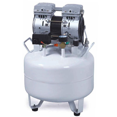 compressore dentale silenzioso senza olio 32L, compressore d'aria stabile per lo studio dentistico