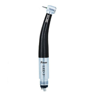 2 materiale ad alta velocità del metallo di Handpiece della turbina di aria del foro del foro 4 con 5 LED