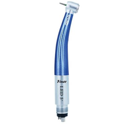 2 materiale ad alta velocità del metallo di Handpiece della turbina di aria del foro del foro 4 con 5 LED
