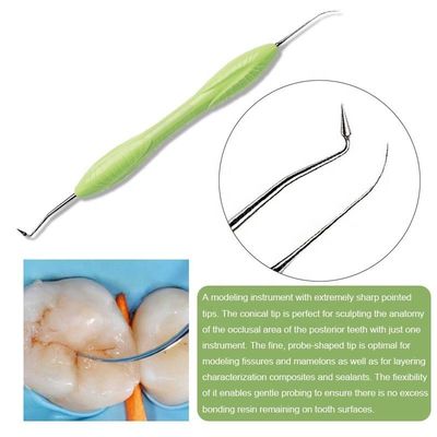 Strumenti chirurgici dentari della maniglia del silicone per materiale da otturazione composito multicolore