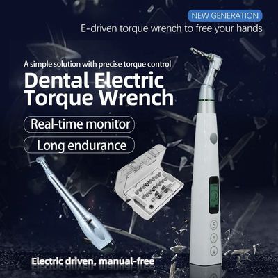 Chiave dinamometrica universale per impianto dentale bianca wireless portatile