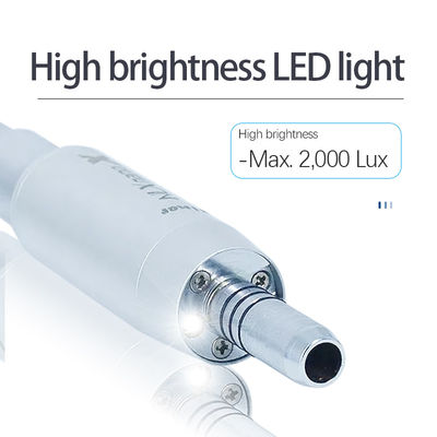 Il LED ha illuminato il Electromotor dentario con l'anello rosso 1/5 Handpiece aumentante