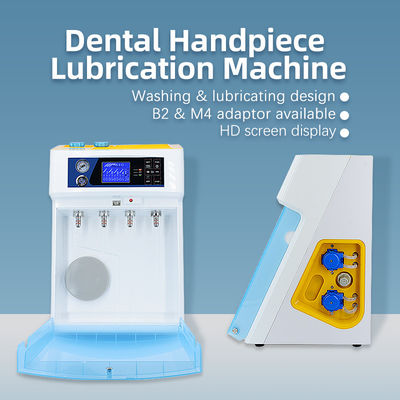 macchina dentaria di lubrificazione di Handpiece dello schermo di 50w HD che pulisce lubrificando il sistema della macchina