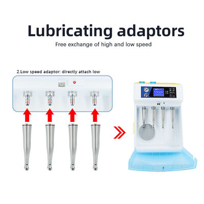 macchina dentaria di lubrificazione di Handpiece dello schermo di 50w HD che pulisce lubrificando il sistema della macchina