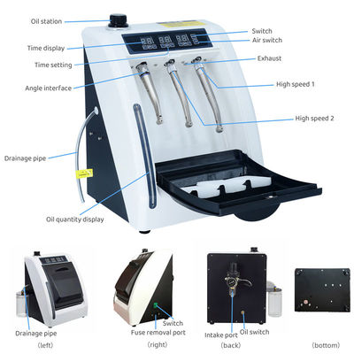 60L/Min Dental Handpiece Lubricator High o Handpiece a bassa velocità che lubrifica macchina