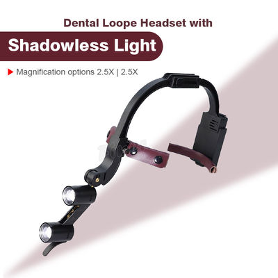 Lenti di ingrandimento binoculari principali dentarie regolabili 2.5x 3.5x del faro della fascia