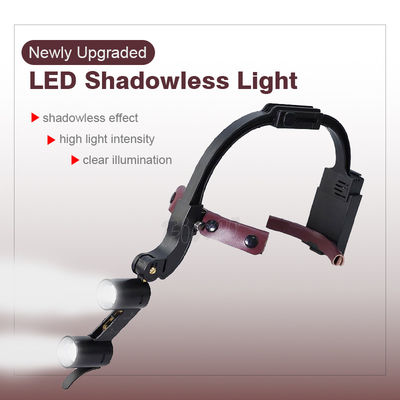 Lenti di ingrandimento binoculari principali dentarie regolabili 2.5x 3.5x del faro della fascia