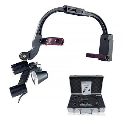 Lenti di ingrandimento binoculari principali dentarie regolabili 2.5x 3.5x del faro della fascia