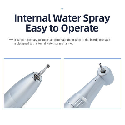 25000rpm Dental handpiece set interno motore di aria a spruzzo d'acqua Contra angolo dritto