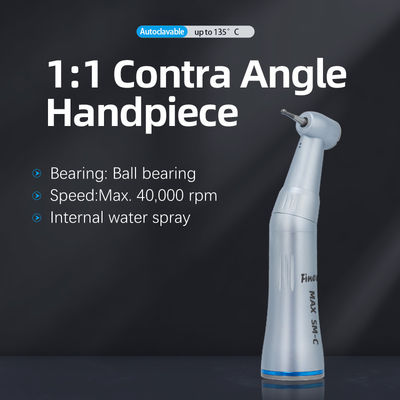 Turbina ad aria a bassa velocità Contro angolo handpiece dentale con spray d'acqua interno