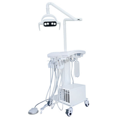 Lampada a LED del vassoio dentale Unità dentale portatile con compressione d'aria
