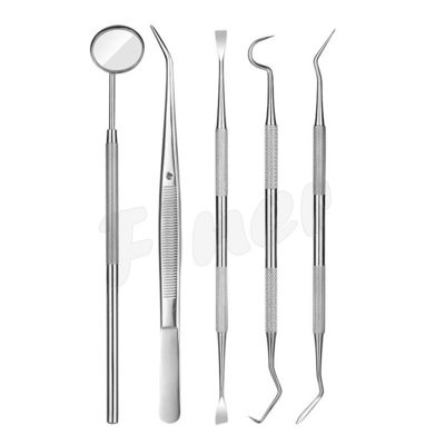 Strumenti dentali Specchio della bocca Kit di igiene dentale per la pulizia dei denti
