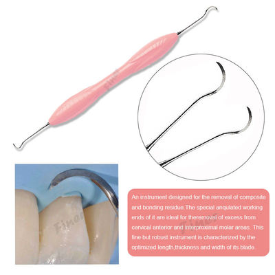 Strumento di riempimento dentale in resina composita 7 pezzi materiale in acciaio inossidabile