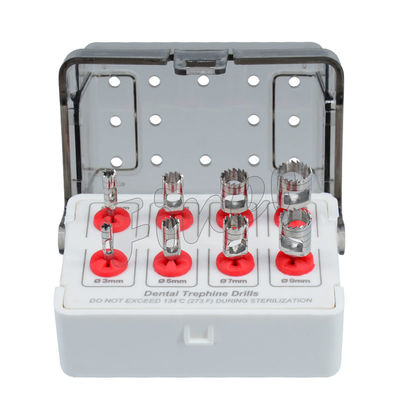 Impianto dentale Kit di trivellazione ossea Impianto dentale chirurgico Kit di trivellazione trefina