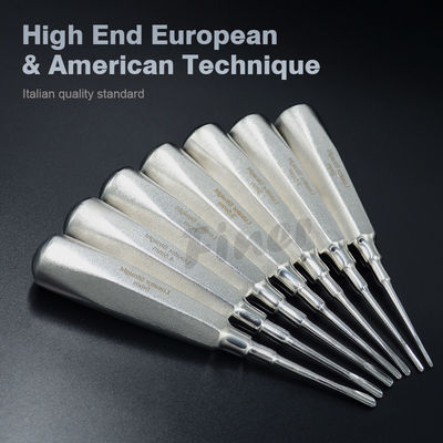 Strumenti chirurgici dentali in acciaio inossidabile 7 Picece Molar Extraction Dental Root Elevator