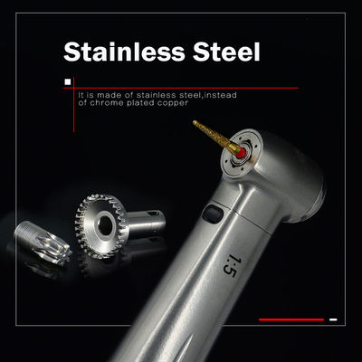 Anello rosso 1/5 aumento dell' angolo di contrasto Miromotor handpiece con fibra ottica