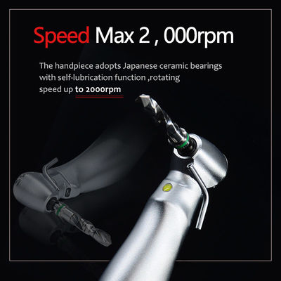 Generatore di stile austriaco LED Implantazione handpiece dentale 20:1 Contrangolo