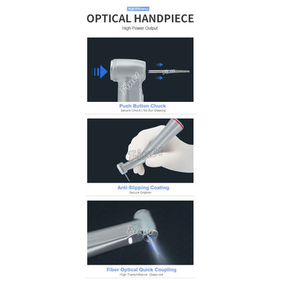 Fibra ottica velocità in aumento Anello rosso Contra angolo handpiece 1:5 handpiece