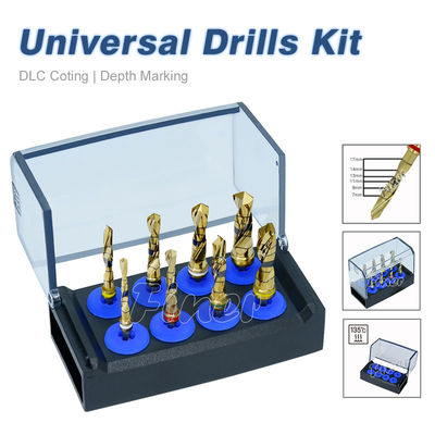 DLC rivestimento di acciaio inossidabile standard per impianti dentali di design universale