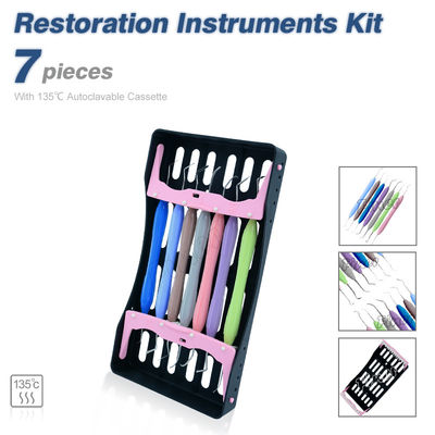 Kit di restauro estetico anti-slip manico di silicone con resina dentale