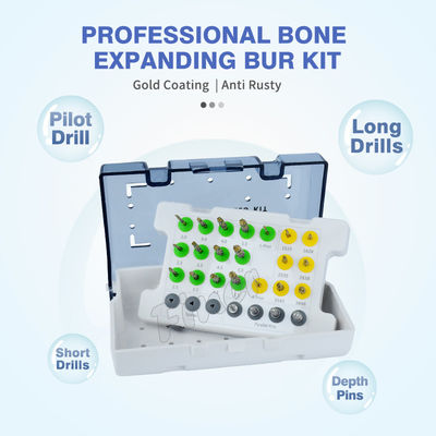 Un kit per l' osseodensificazione per l' espansione ossea professionale 24 pezzi