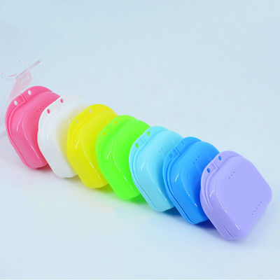 Cassa di conservatore per protesi dentali UV ortodontiche in plastica colorata