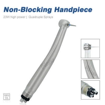 4 fori Turbina dentaria ad aria Handpiece dentale veloce Handpiece dentale ad alta velocità