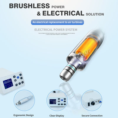 Motore elettrico dentale a led senza spazzola Micro motore elettrico dentale con spruzzo interno Micro motore clinico