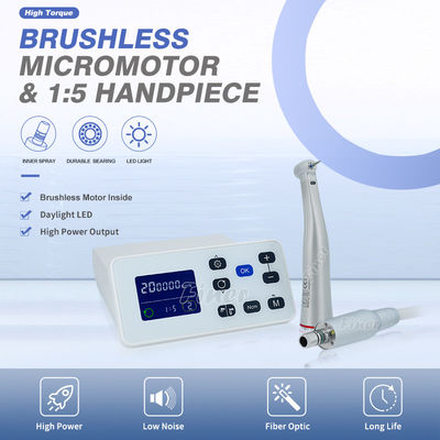 Dental a motore a velocità lenta elettrico con 1:5 aumento di velocità alta handpiece Dental Micro Motor Unit