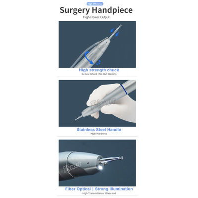 Fibra ottica Dental Sinus Lift Handpiece Dental Straight Handpiece Dental Implant Equipment