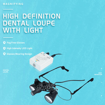 Loop dentale ad alta definizione con luce 3.5X e 2.5X Opzioni Loop dentale